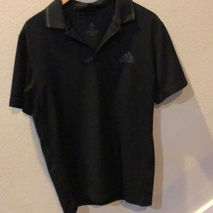 Addidas black polo shirt
